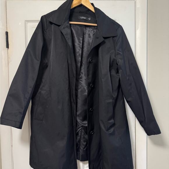 Ralph Lauren Elegant Black Coat - Picture 1 of 3
